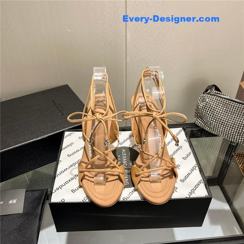A1exa*der wang metal rhinestone buckle sandals