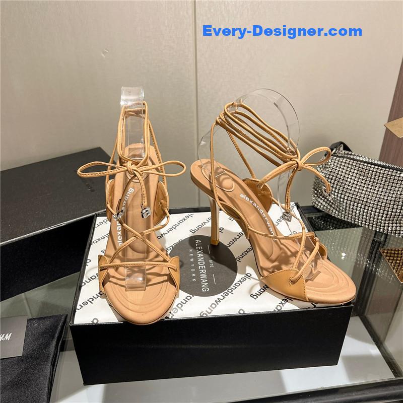 A1exa*der wang metal rhinestone buckle sandals