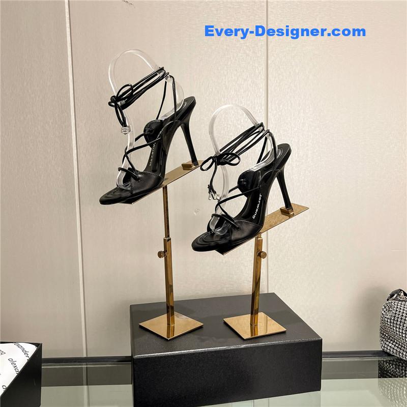 A1exa*der wang metal rhinestone buckle sandals