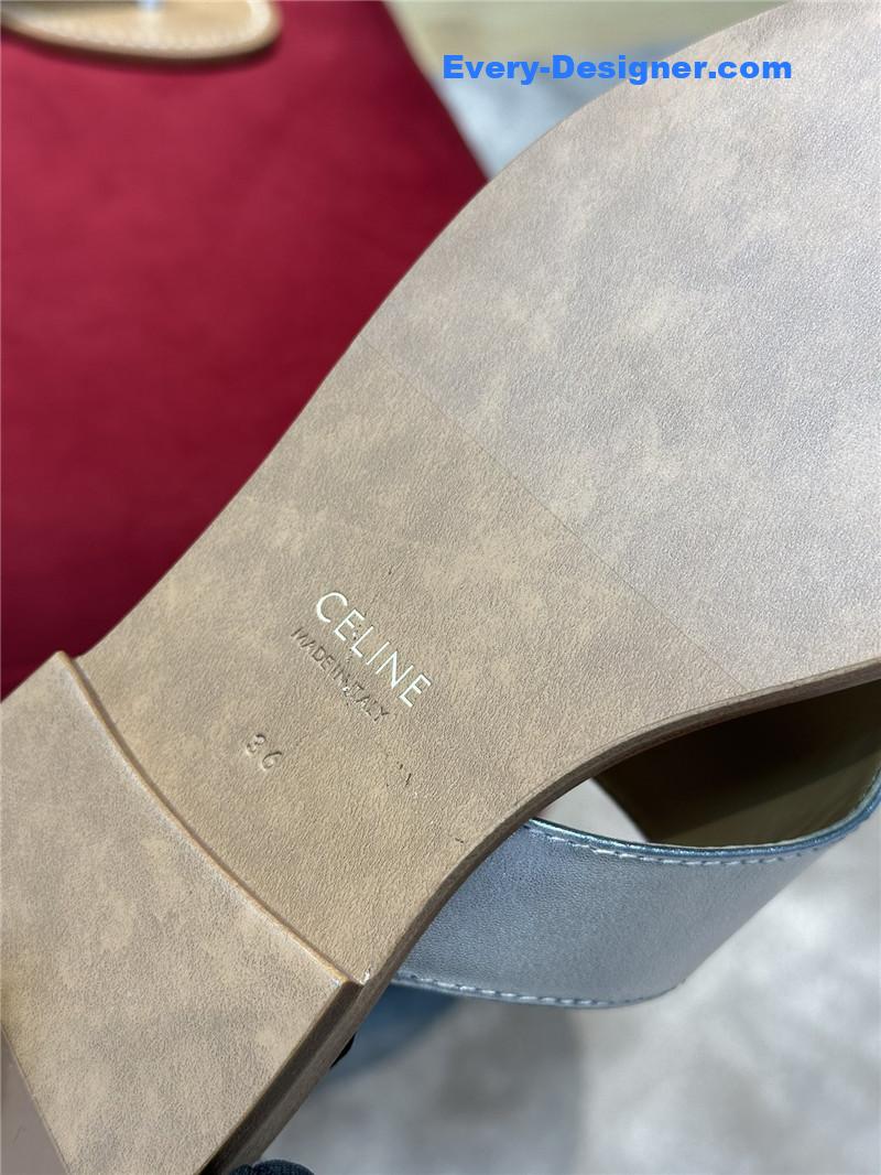 Ce1i*e arc de triomphe flip flops in leather