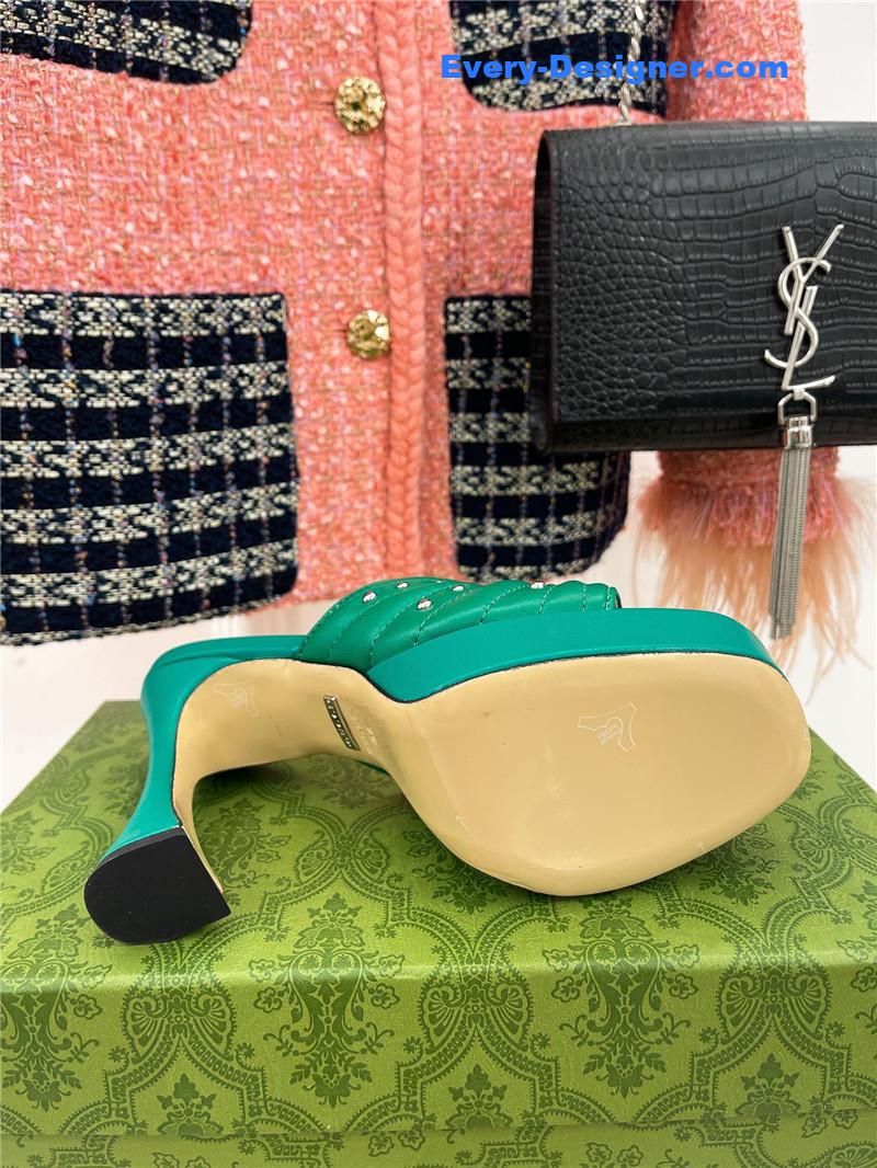 Gvc*1 platform rivets high heels