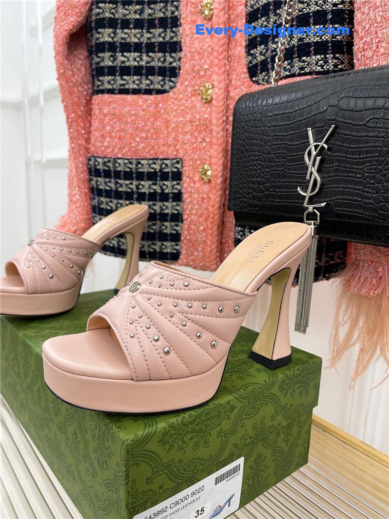 Gvc*1 platform rivets high heels