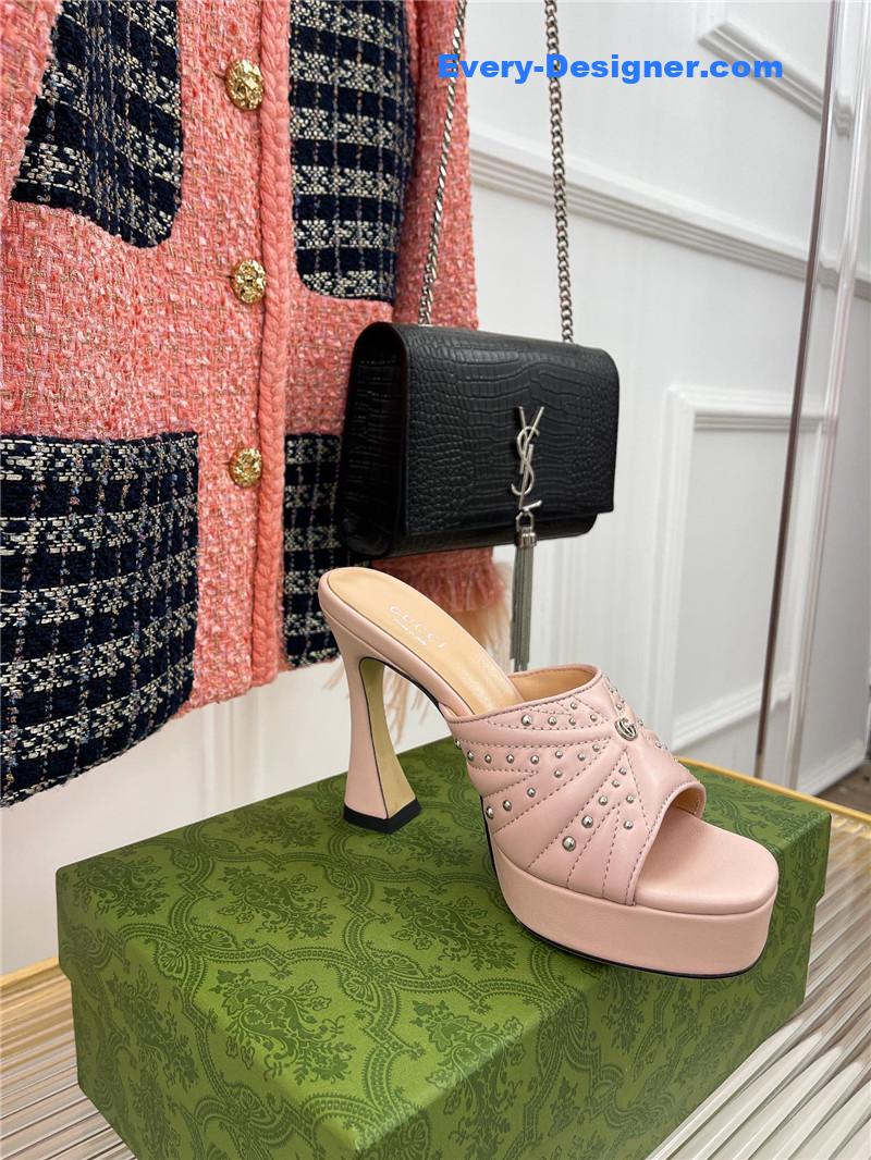 Gvc*1 platform rivets high heels