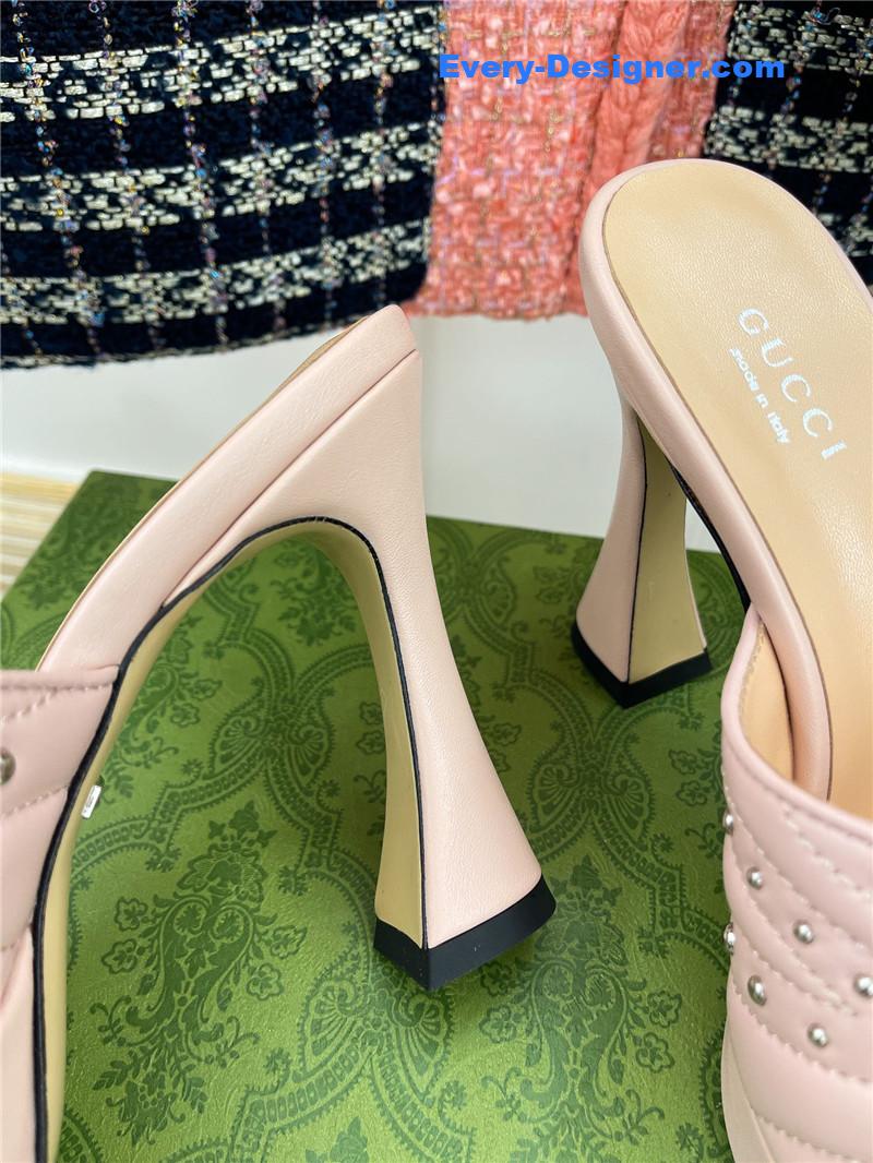 Gvc*1 platform rivets high heels