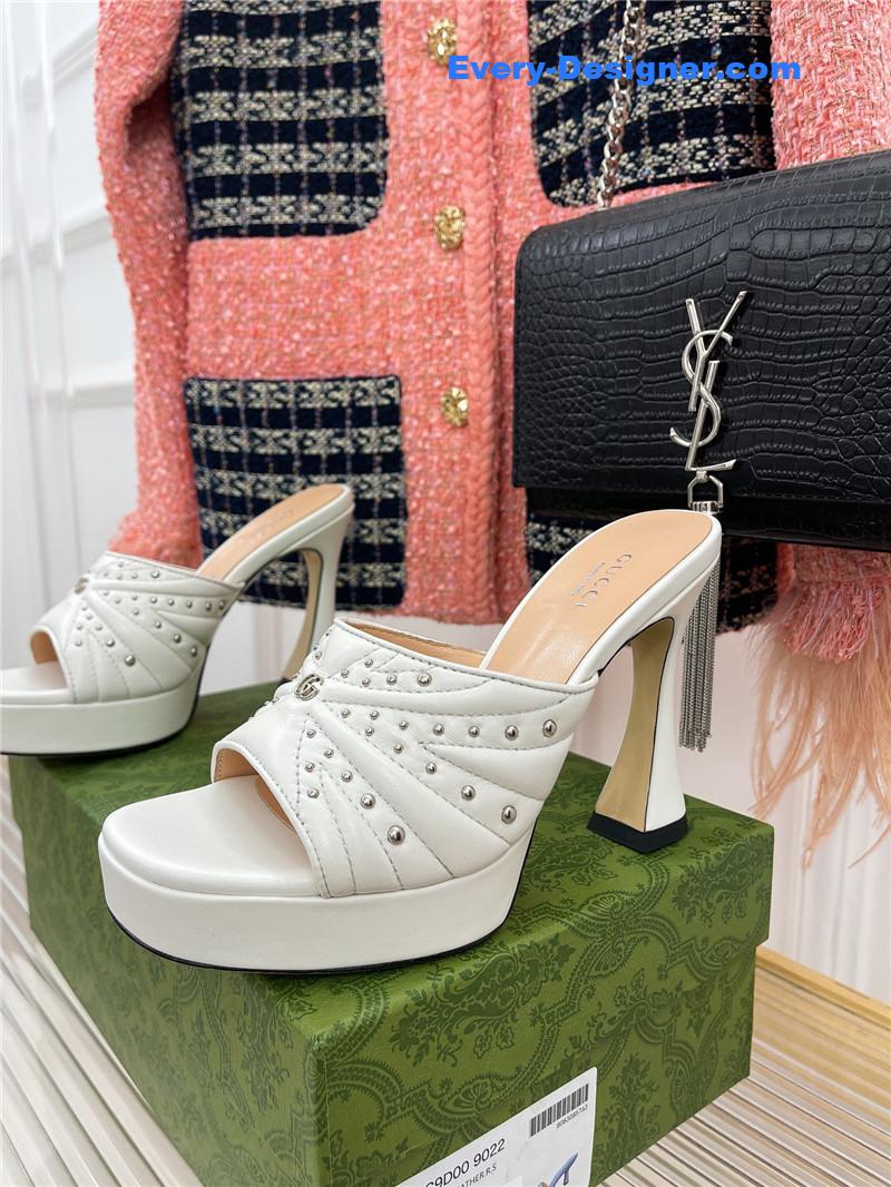 Gvc*1 platform rivets high heels