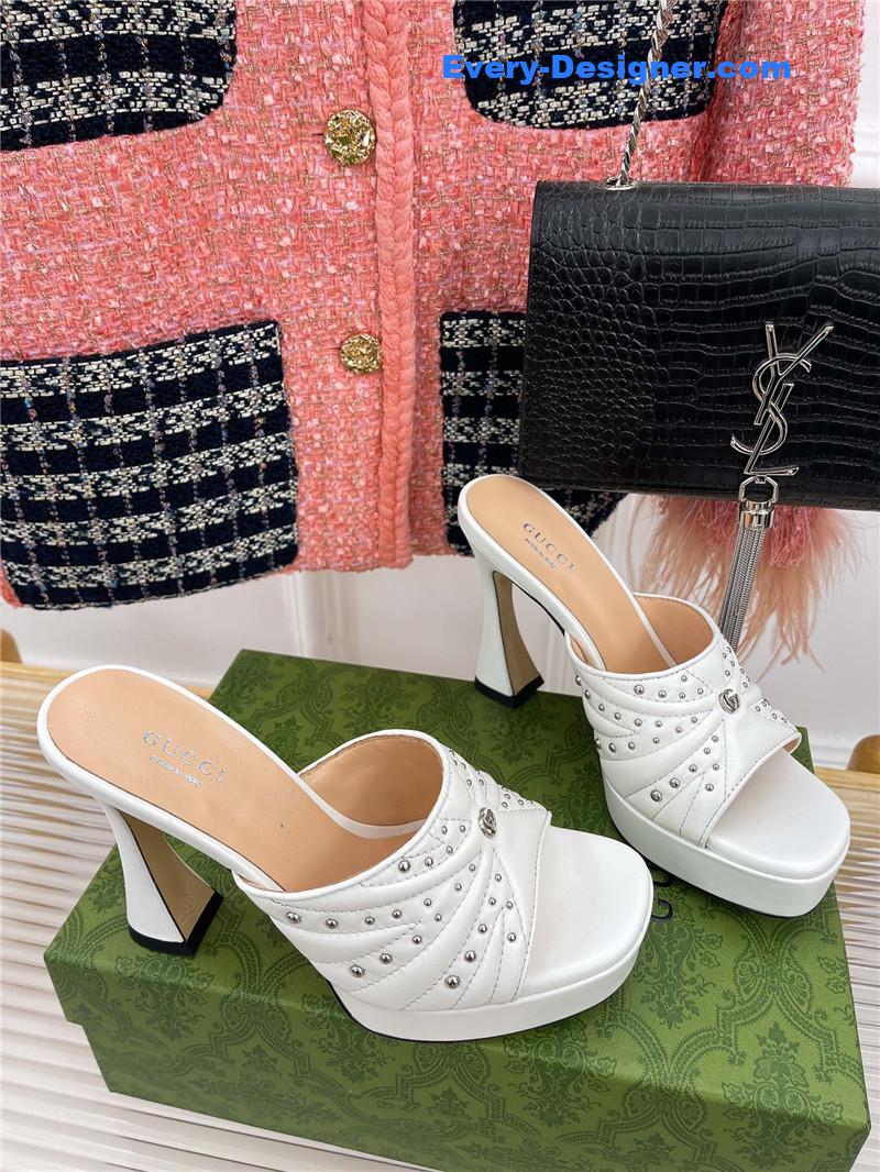 Gvc*1 platform rivets high heels