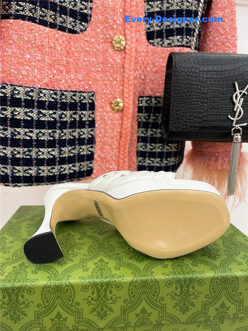 Gvc*1 platform rivets high heels