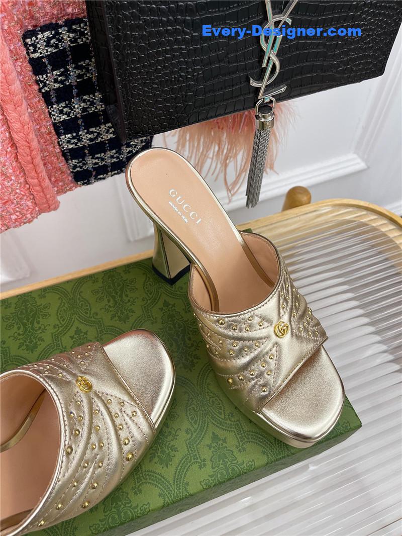 Gvc*1 platform rivets high heels