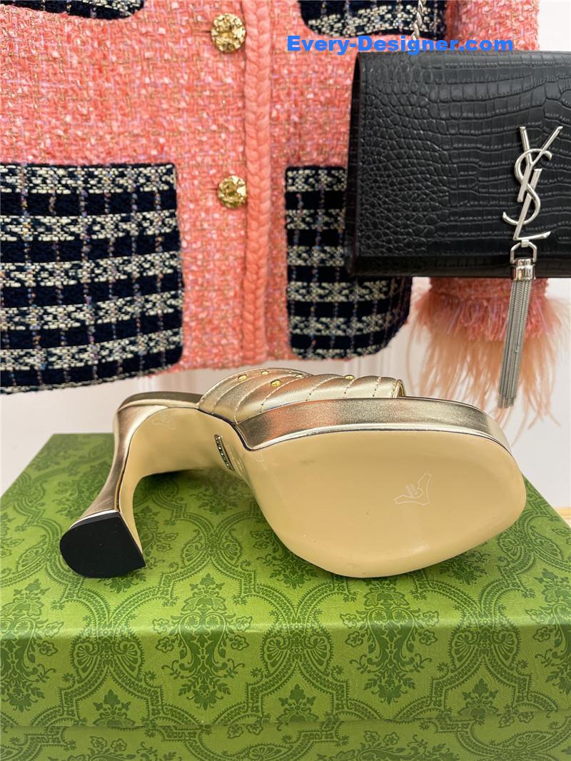 Gvc*1 platform rivets high heels