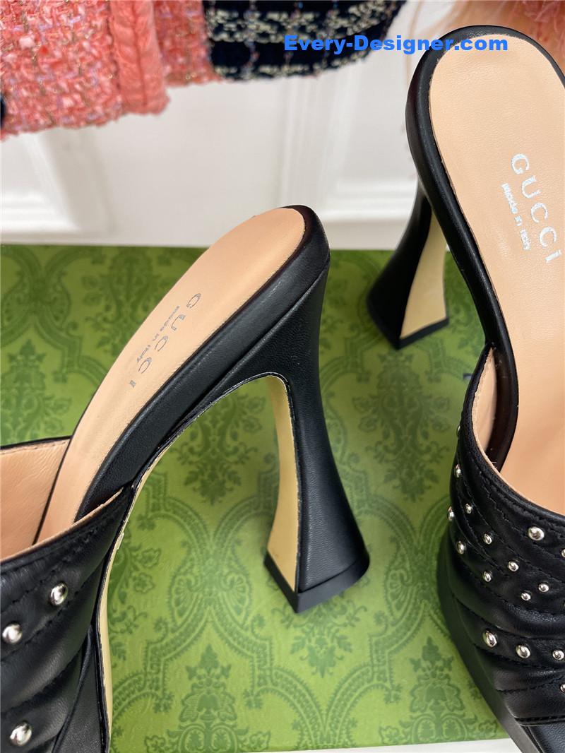 Gvc*1 platform rivets high heels