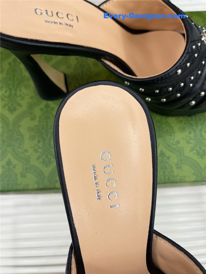 Gvc*1 platform rivets high heels