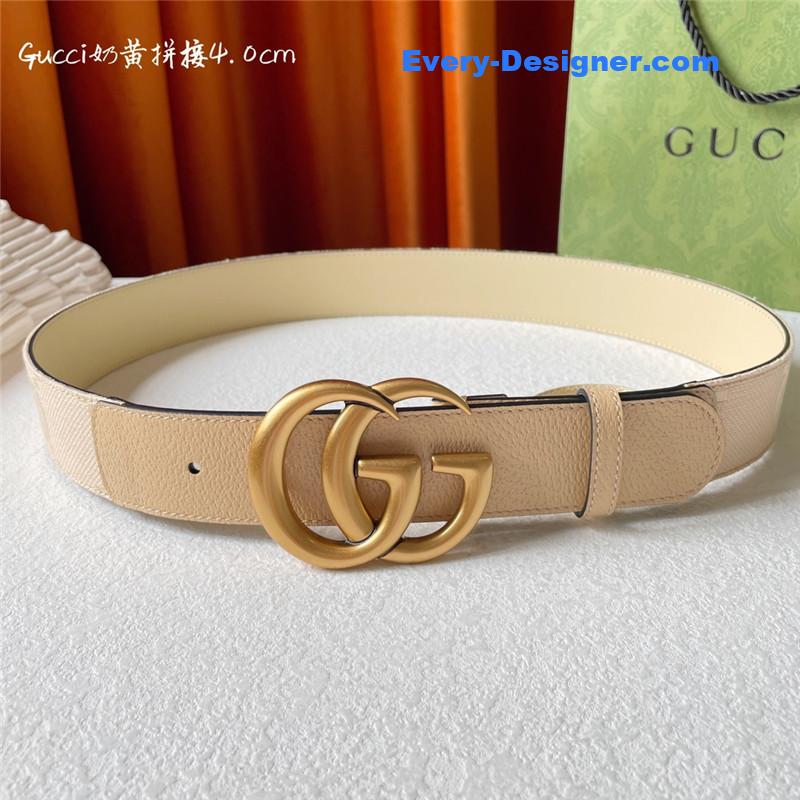 Gvc*1 belt with double g logo buckle