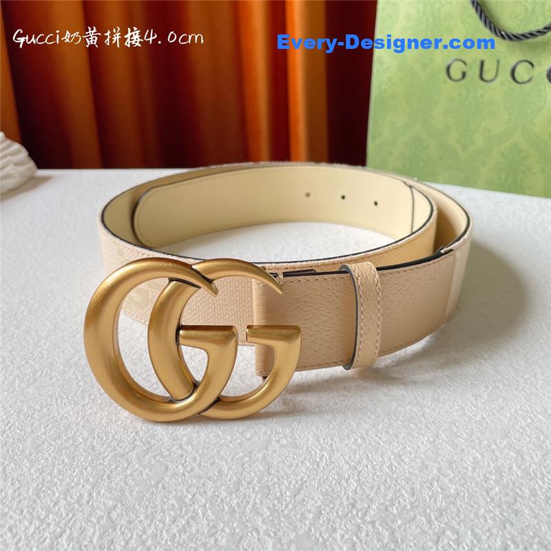 Gvc*1 belt with double g logo buckle