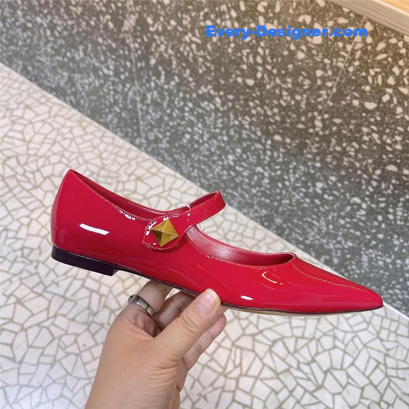 Va1e*ntin0 new mary jane high-heeled shoes