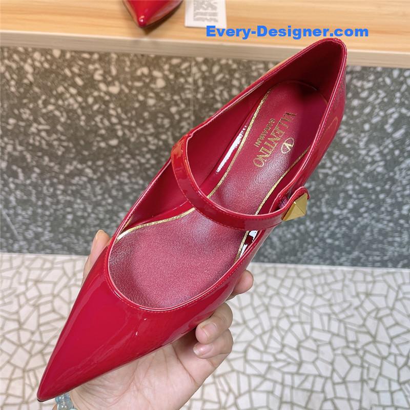 Va1e*ntin0 new mary jane high-heeled shoes