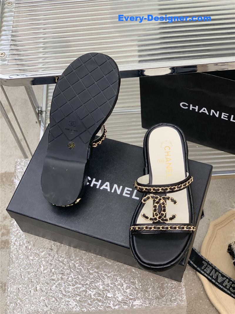 CC new silk sheepskin slippers