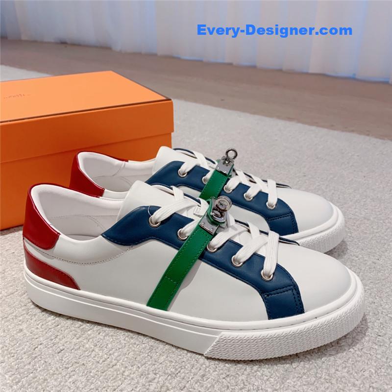 H**me5 british retro design white shoes