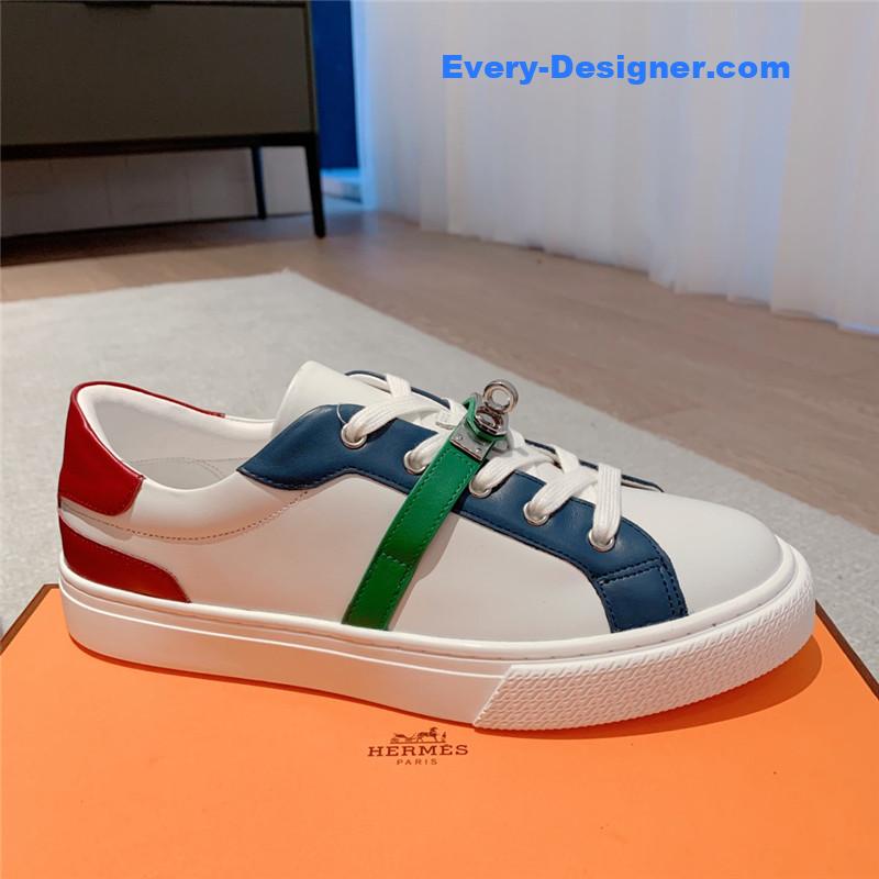 H**me5 british retro design white shoes