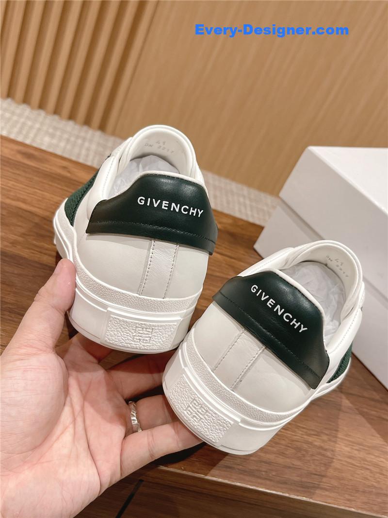 Givenchy Elastic Metal Buckle White Shoes