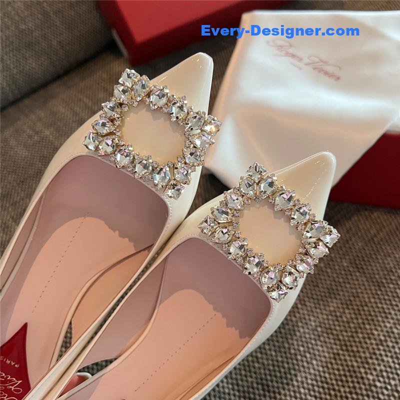 Roger vivier new side drill buckle high heels
