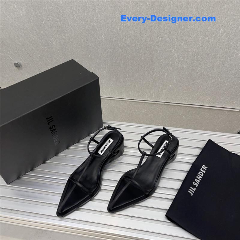 jil sander early spring jil sander flat slippers