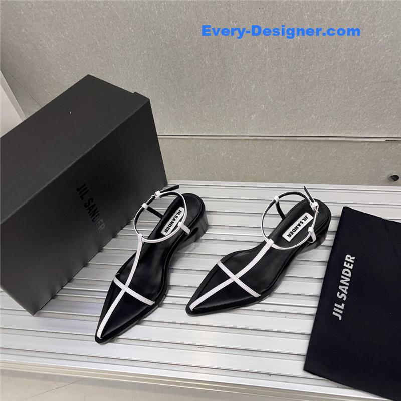 jil sander early spring jil sander flat slippers