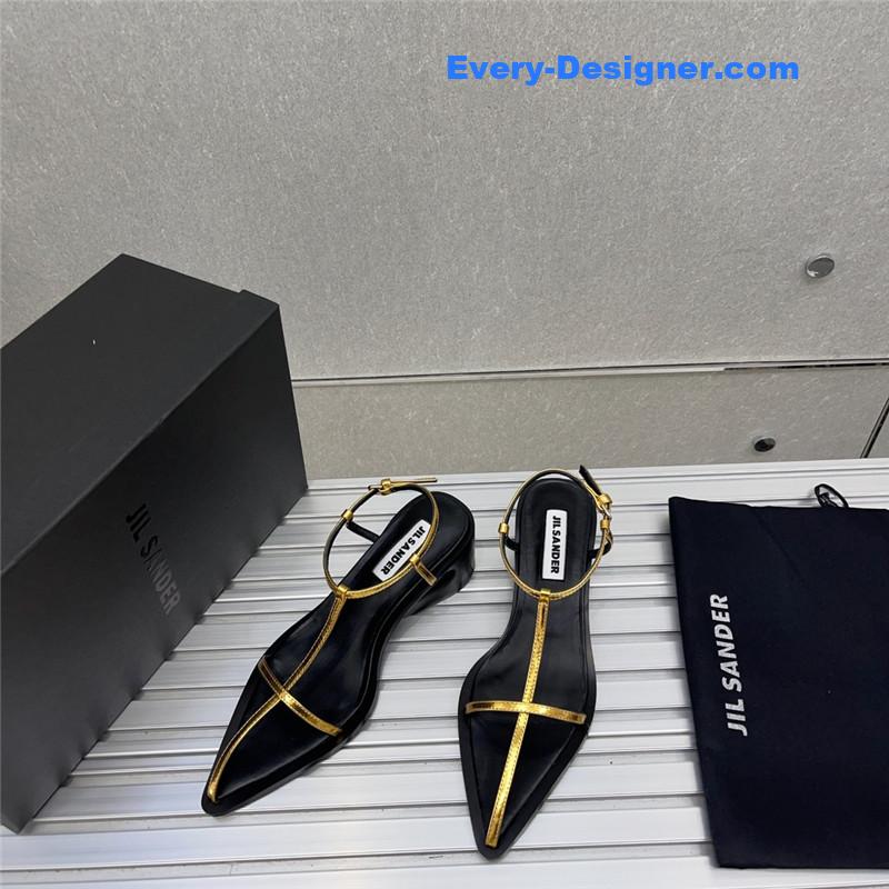 jil sander early spring jil sander flat slippers