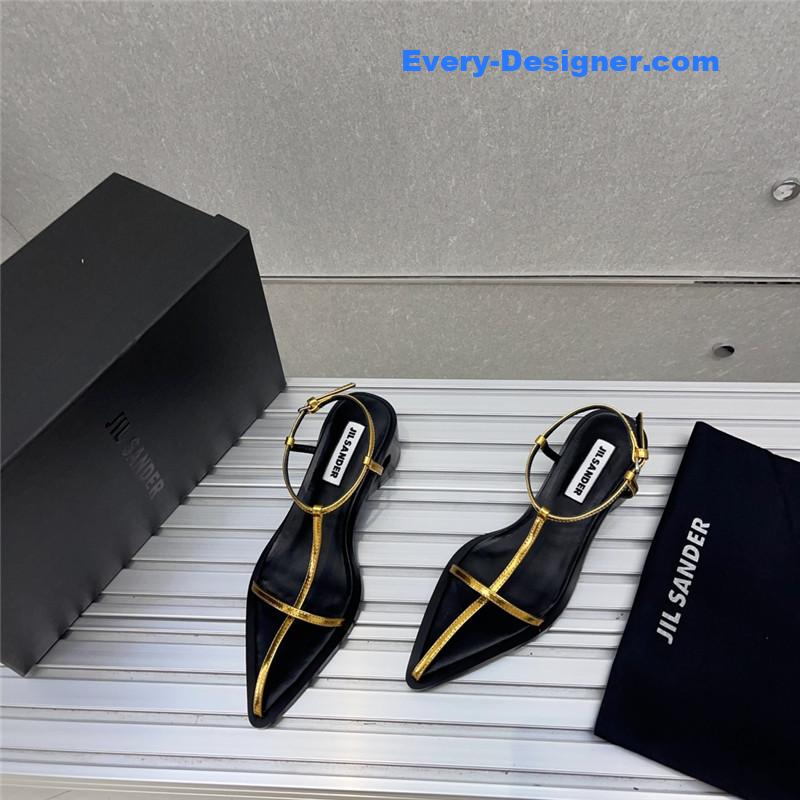 jil sander early spring jil sander flat slippers