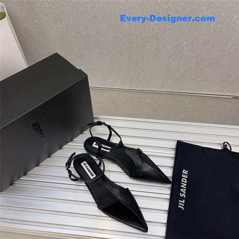 jil sander spring and summer new small high-heeled sandals