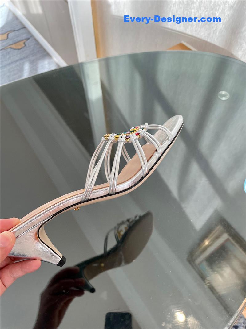 Gvc*1 new crystal embellished sandals and slippers