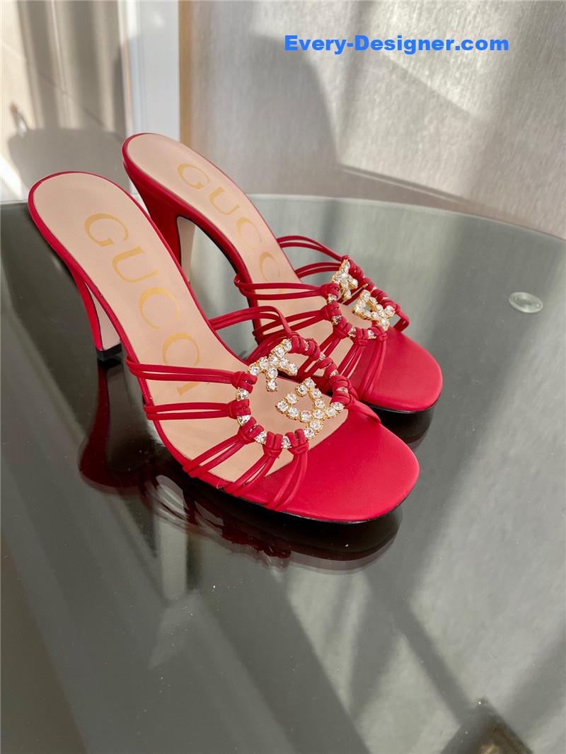 Gvc*1 new crystal embellished sandals and slippers