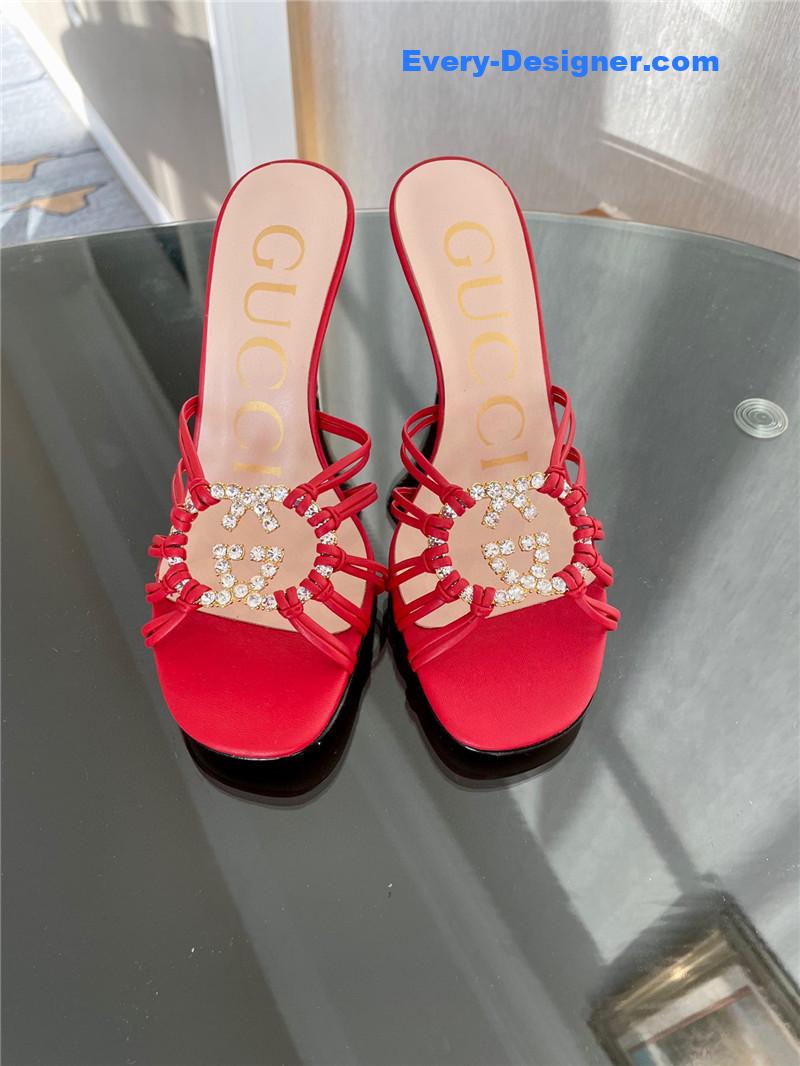 Gvc*1 new crystal embellished sandals and slippers