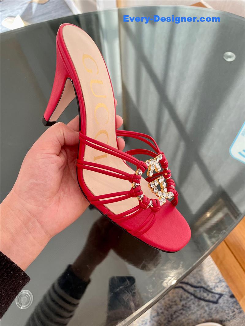 Gvc*1 new crystal embellished sandals and slippers