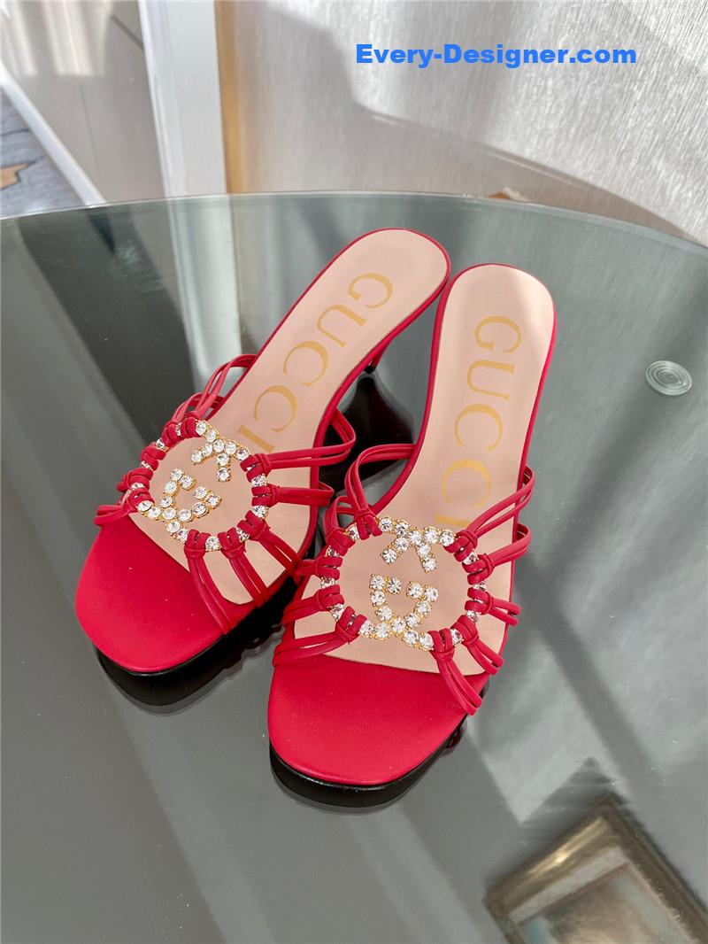 Gvc*1 new crystal embellished sandals and slippers