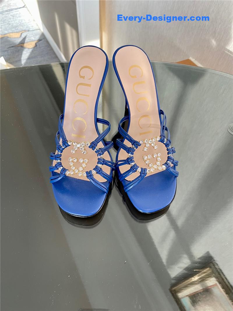 Gvc*1 new crystal embellished sandals and slippers