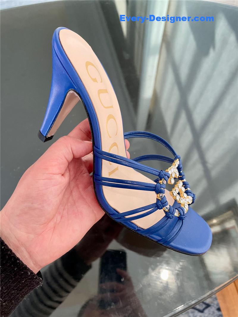 Gvc*1 new crystal embellished sandals and slippers