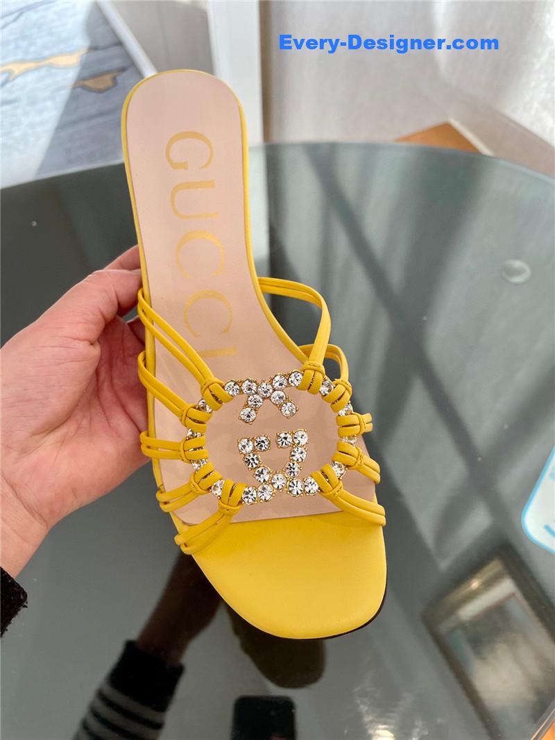 Gvc*1 new crystal embellished sandals and slippers