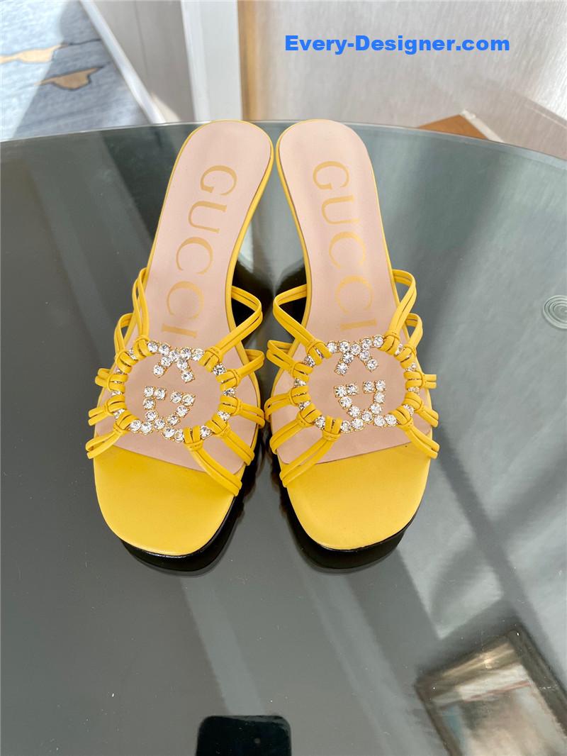 Gvc*1 new crystal embellished sandals and slippers