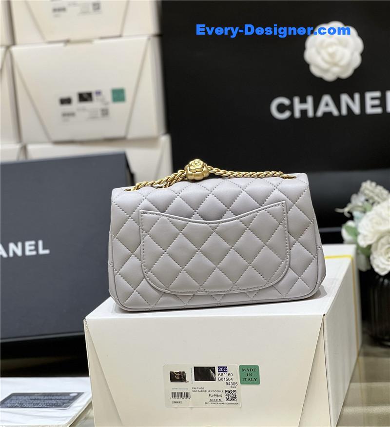 Ch**el cf camellia flap bag