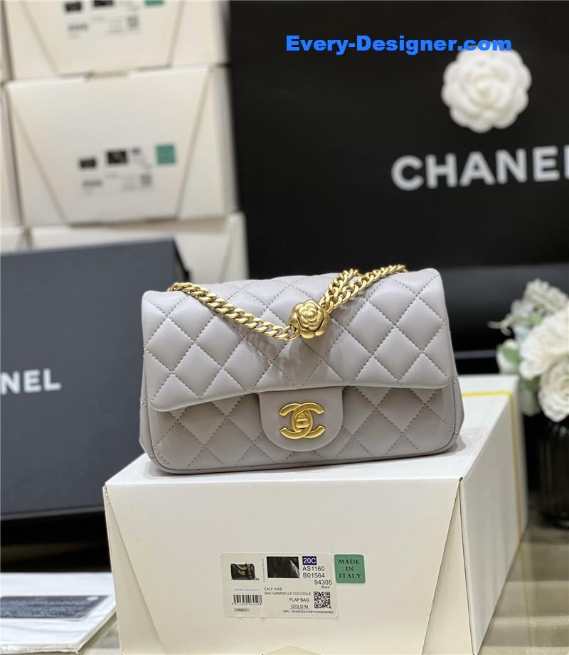 Ch**el cf camellia flap bag
