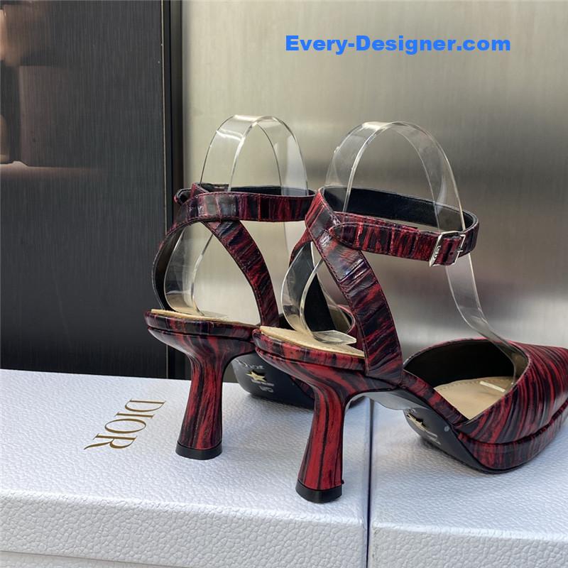 D10r metal buckle platform muller women’s sandals