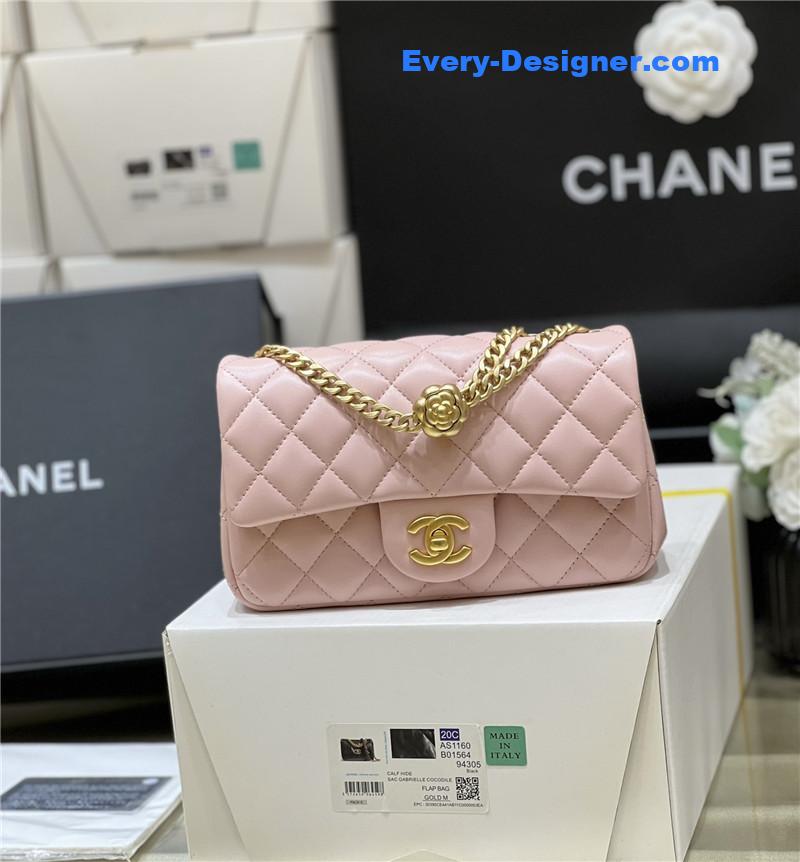 Ch**el cf camellia flap bag