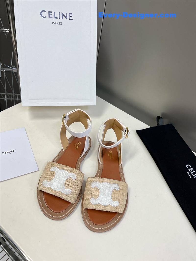 Ce1i*e logo flat sandals