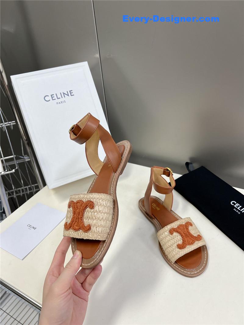 Ce1i*e logo flat sandals