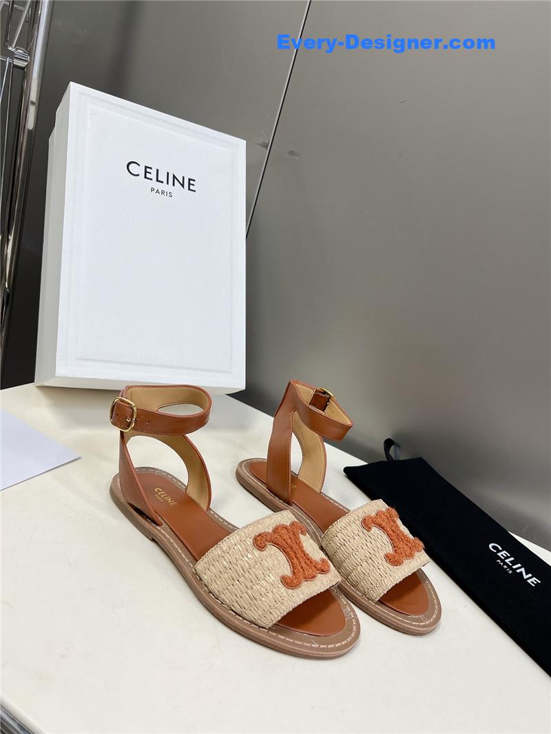 Ce1i*e logo flat sandals