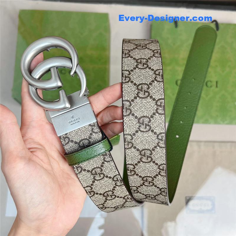 Gvc*1 reversible belt with double g buckle