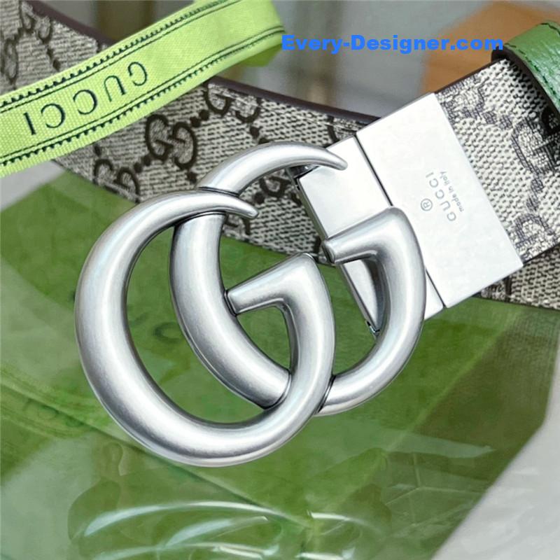 Gvc*1 reversible belt with double g buckle