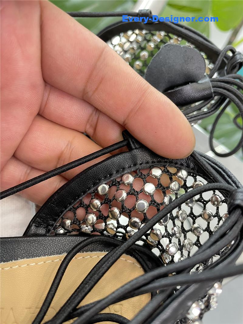 b0tt*ga ven*ta new mesh D1am0nd roman series sandals