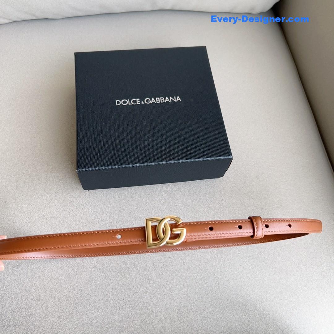 Dolce & Gabbana d&g Antique Gold Gancini Buckle Belt