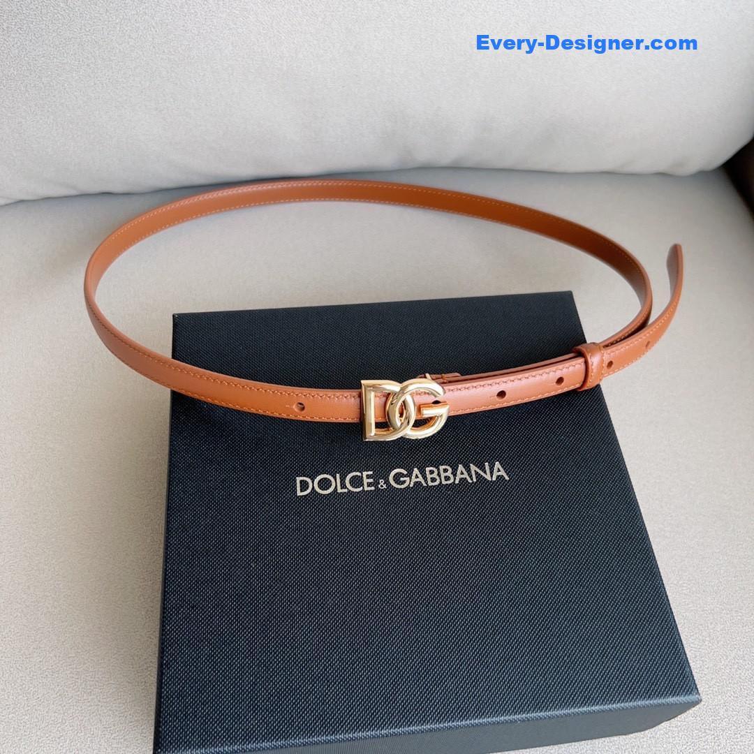 Dolce & Gabbana d&g Antique Gold Gancini Buckle Belt